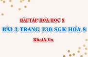 Bài 3 trang 130 SGK Hoá 8: Công thức hóa học Axit Bazơ Muối, cách gọi tên Axit Bazo Muối và phân loại